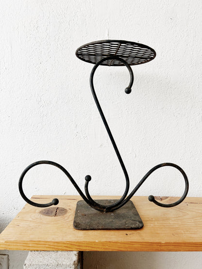 Mid Century Iron Plant Stand