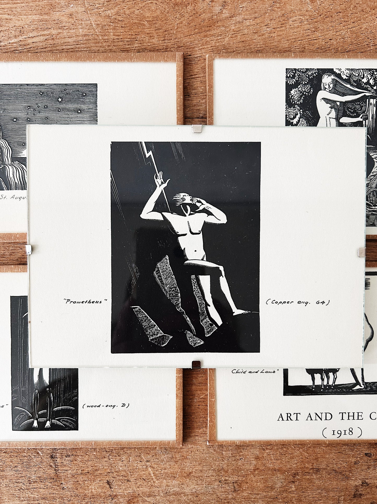 1930s Rockwell Kent Woodblock Print