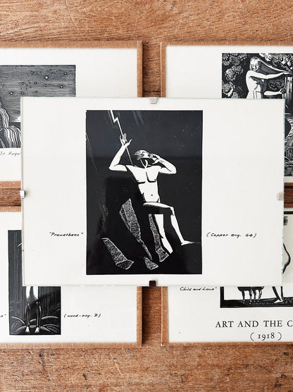 1930s Rockwell Kent Woodblock Print