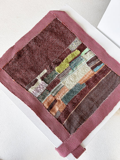 Jess Feury Weaving 'Rose Quartz'