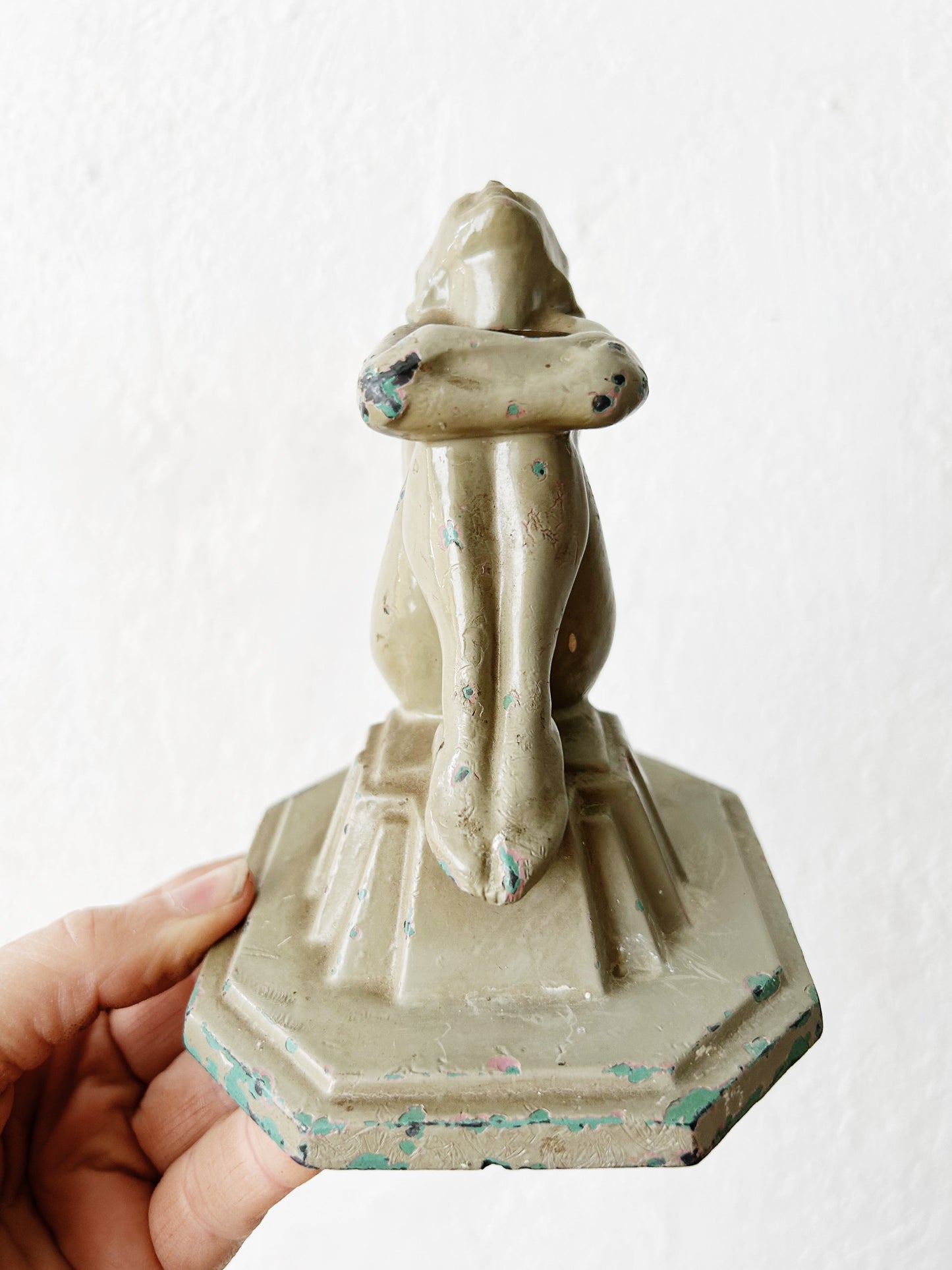 RESERVED Art Deco Era Frankart Cast Iron Lamp Base