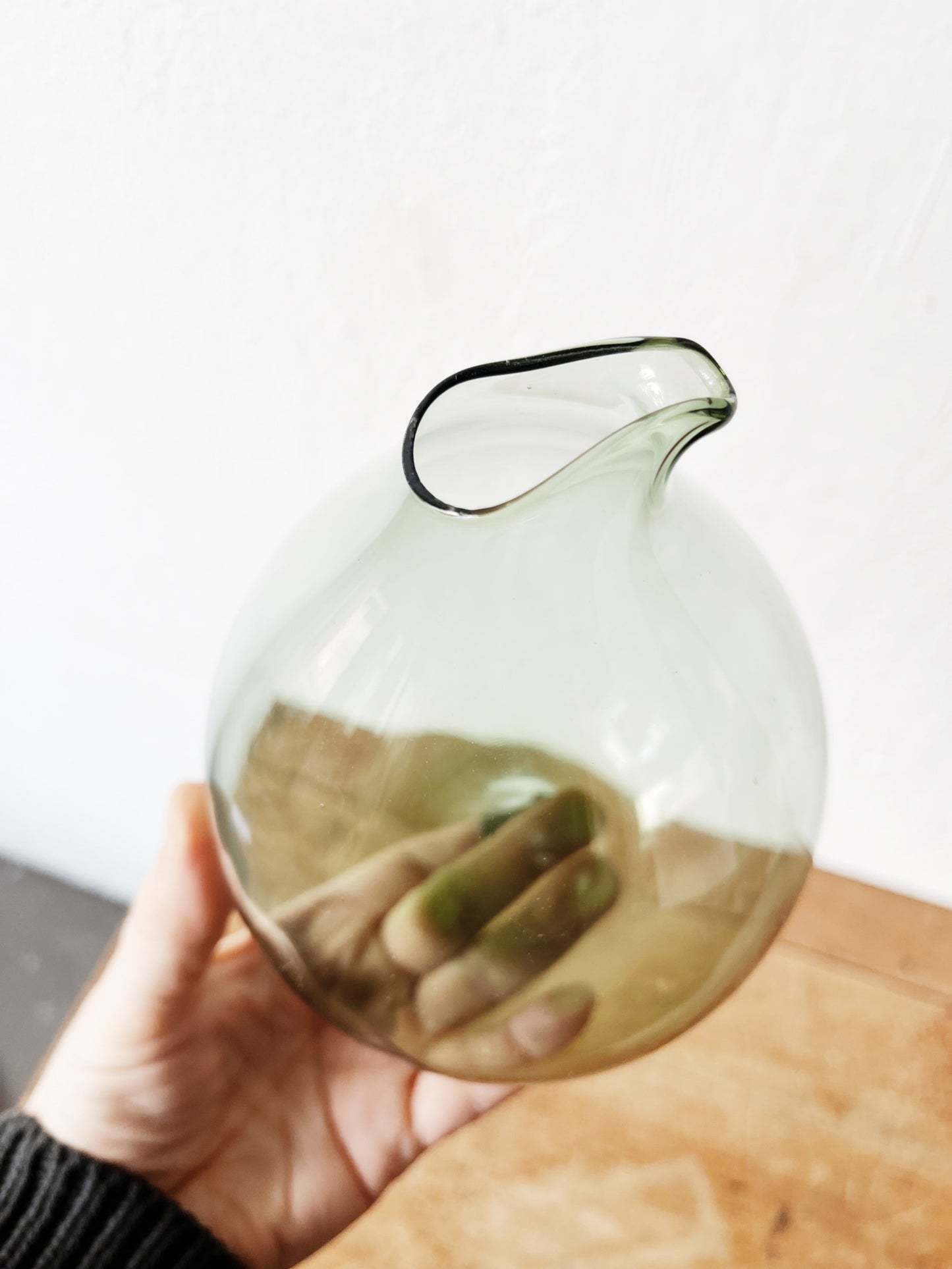 Vintage Blown Glass Vessel after Timo Sarpaneva