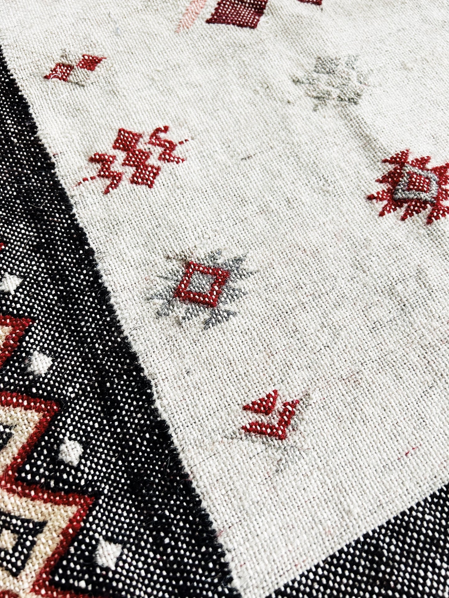 Vintage Handmade Wool Rug