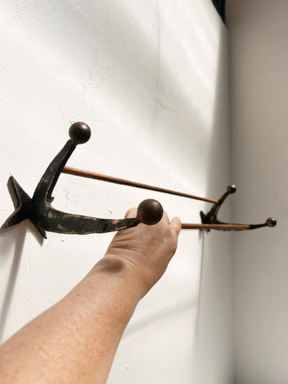 Atomic Era Copper Rack