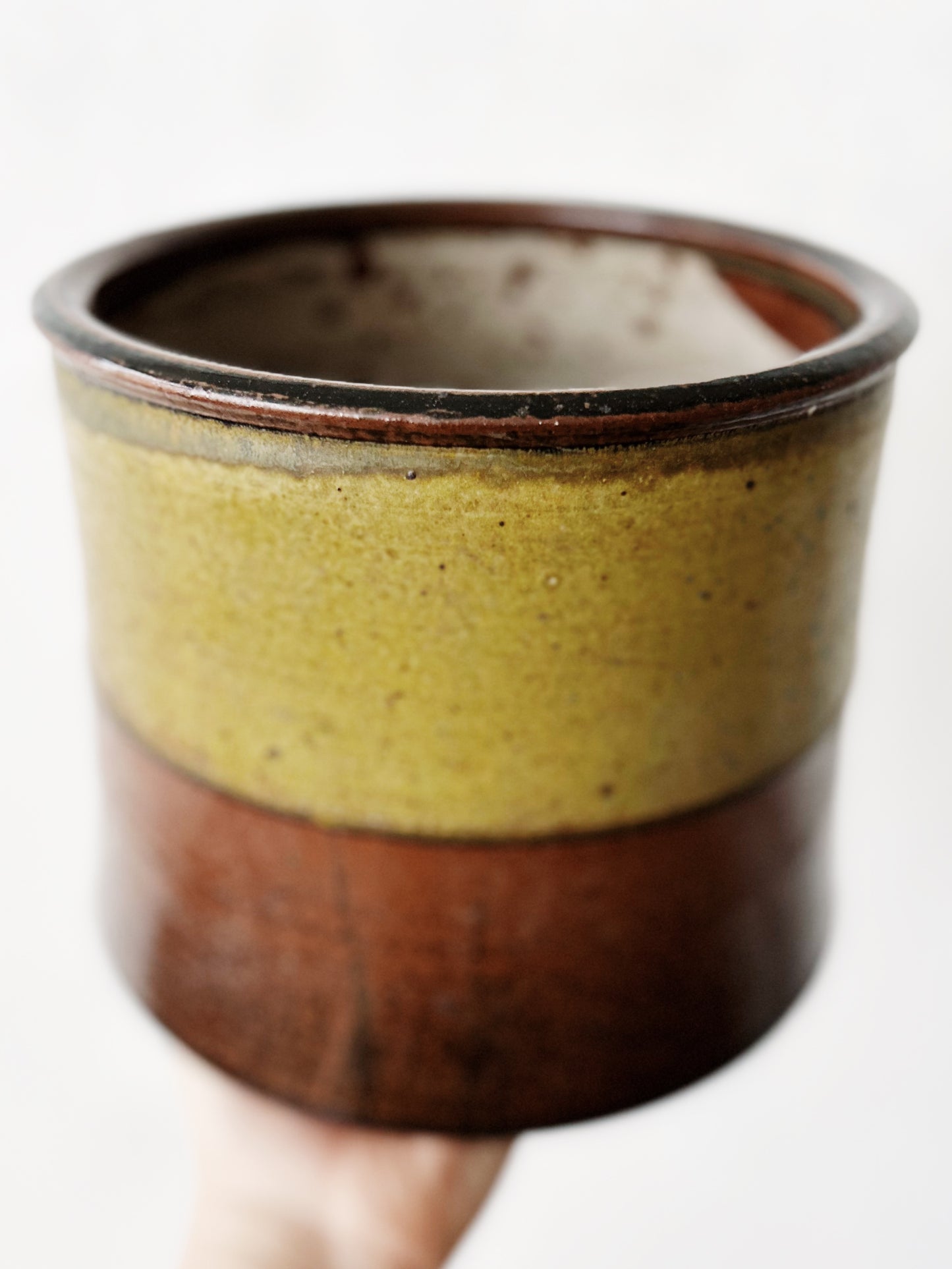 Vintage Jerry Glenn Ceramic Crock