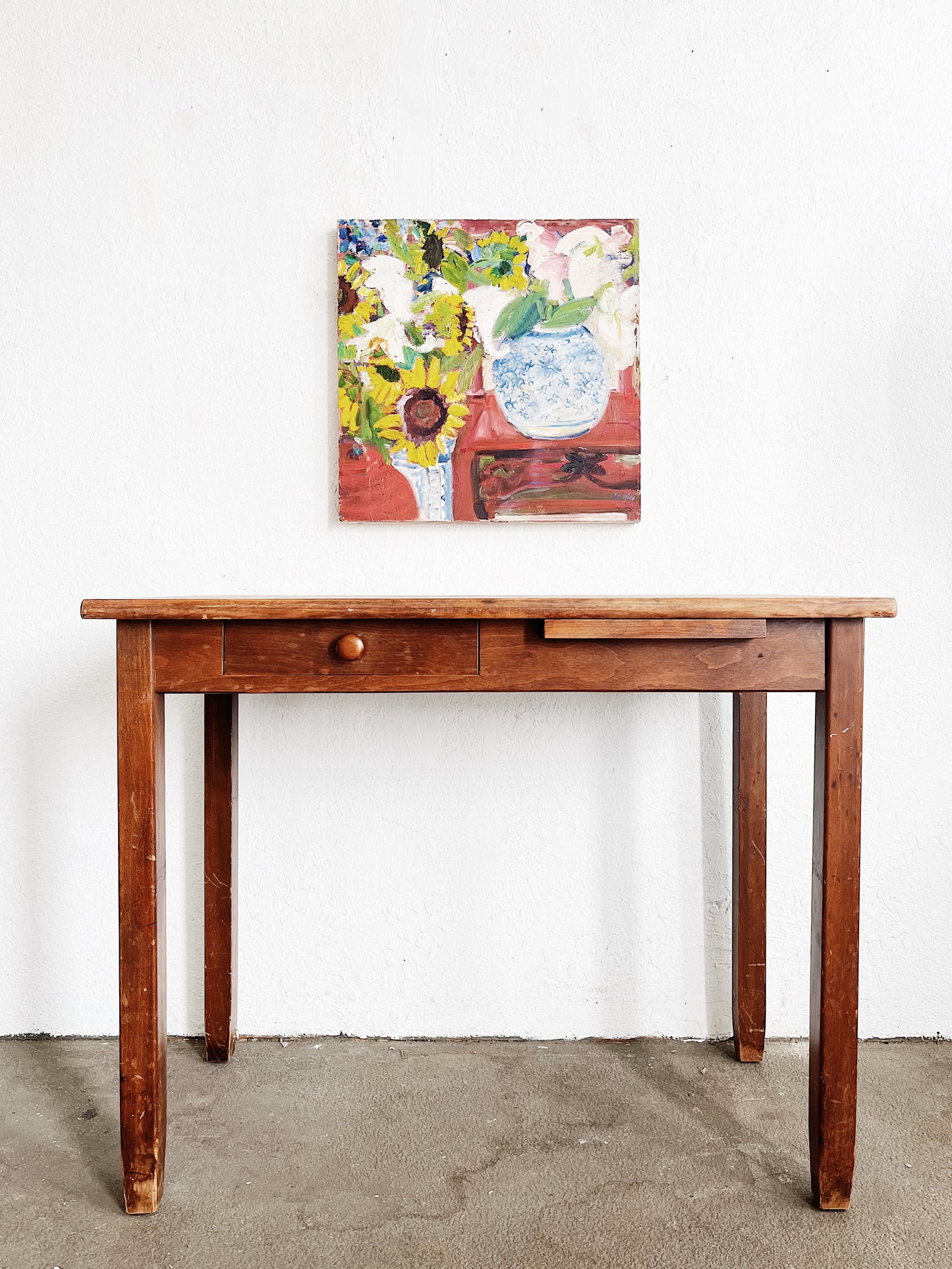 Simple Vintage Writing Desk