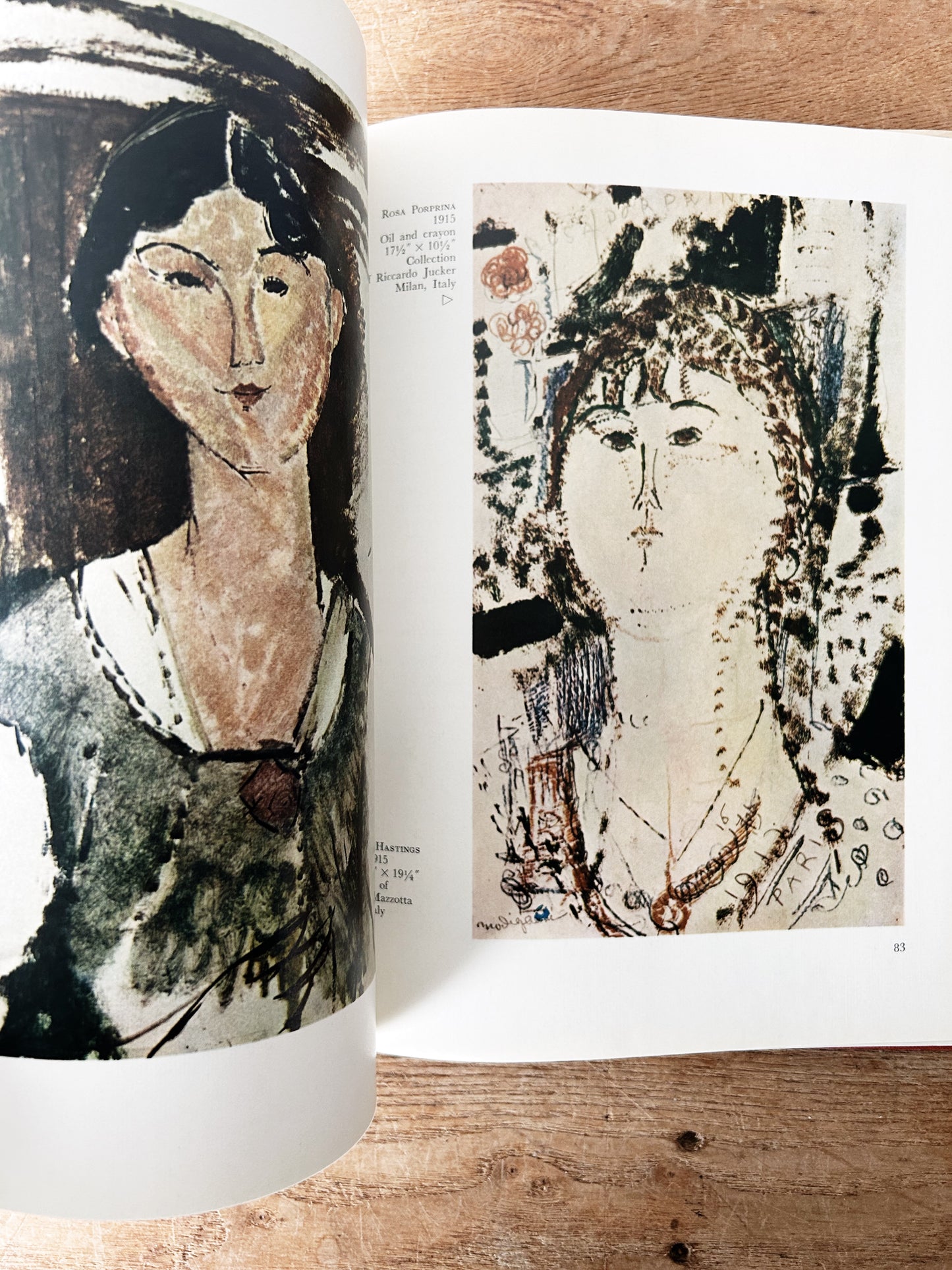 Vintage Modigliani Hard Cover Art Book