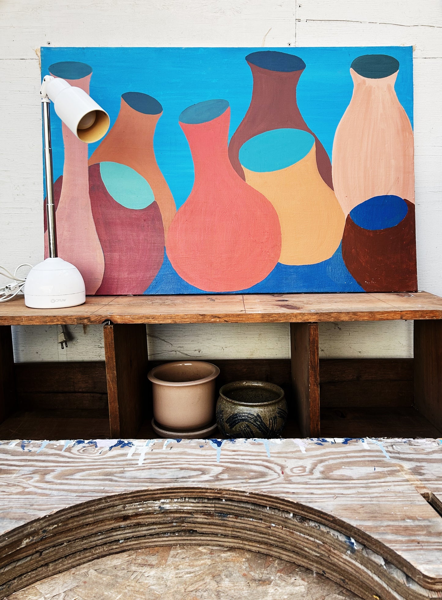Vintage Original Abstract Painting