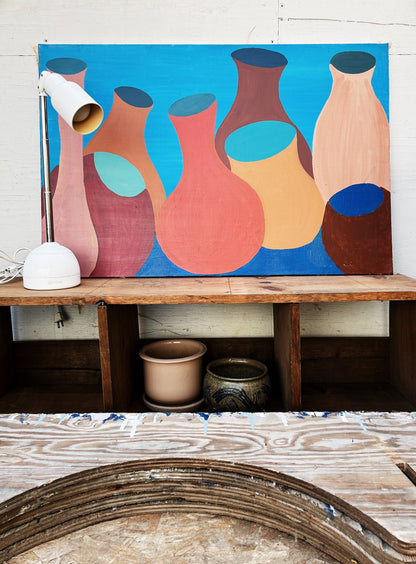 Vintage Original Abstract Painting