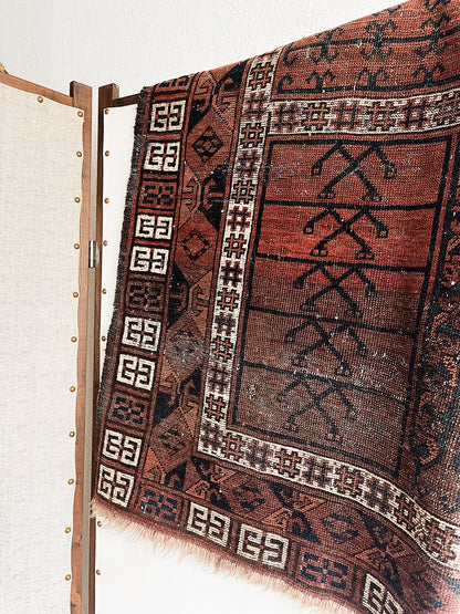 Vintage Wool Kilim Rug