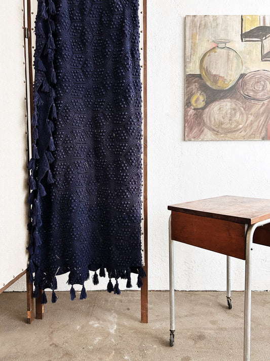 Vintage Handmade Cotton Coverlet