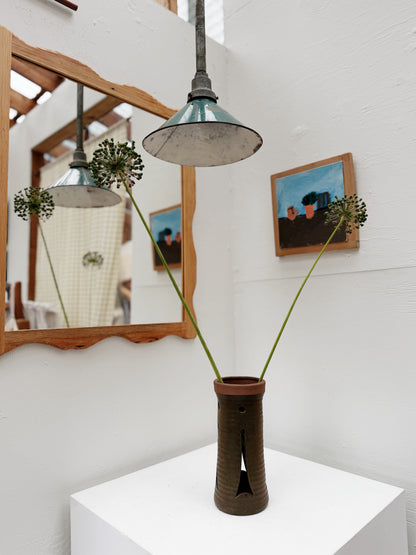 Vintage Ceramic Luminary Vase