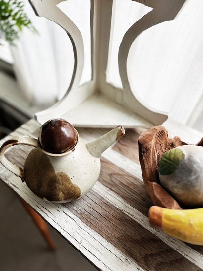 Handmade Ceramic Teapot and Cup