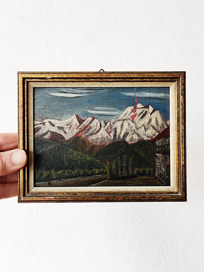 Petite Landscape Painting