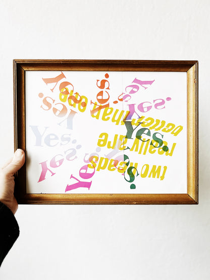 1968 Framed Corita Kent Poster