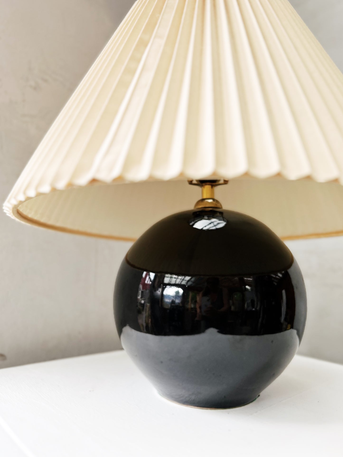 Vintage Japanese Made Lamp after Jacques Adnet
