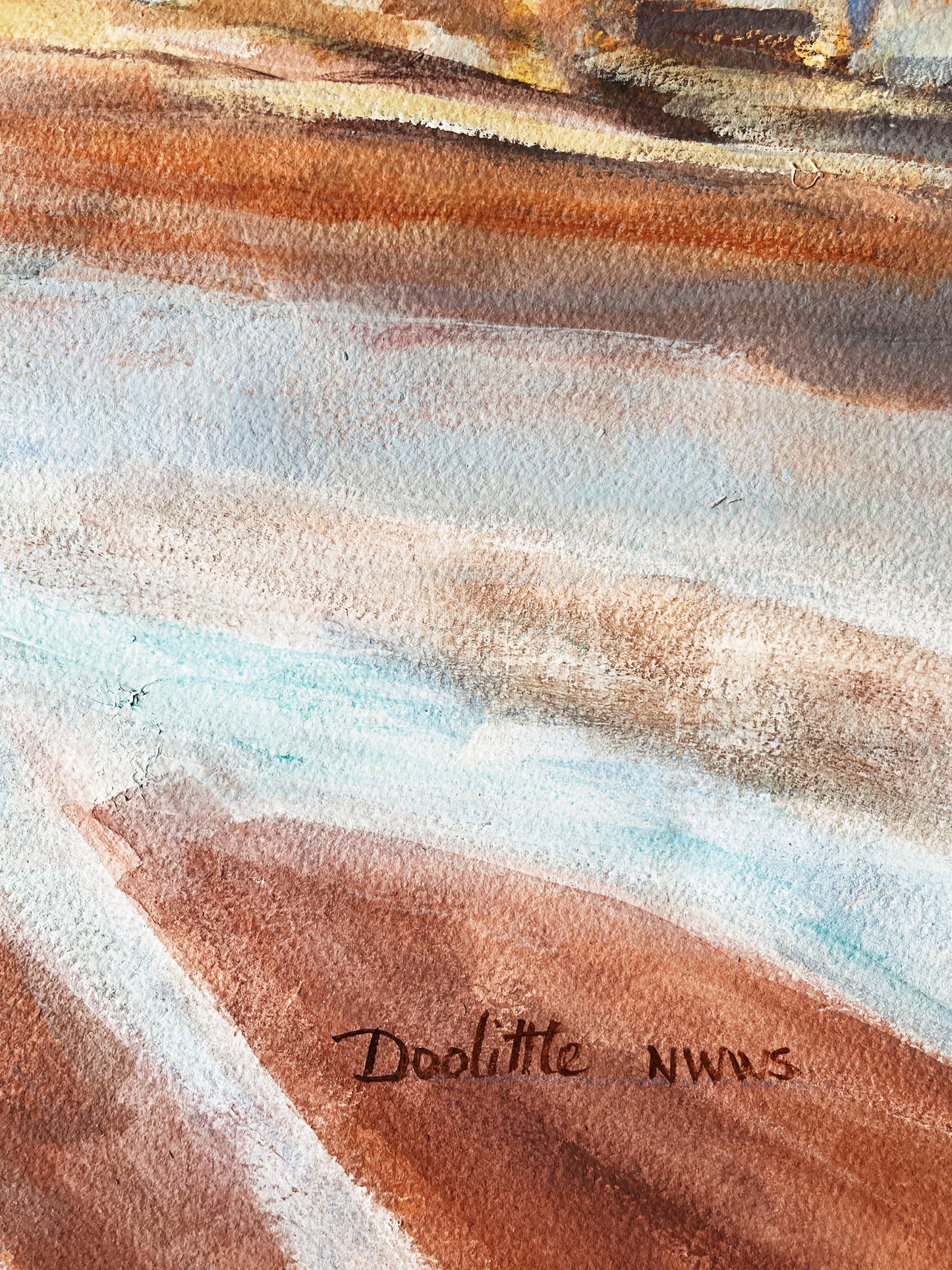 Vintage Elizabeth Doolittle Original Landscape Painting