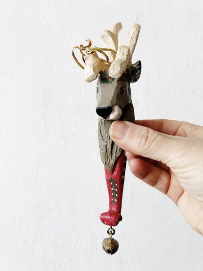 Vintage Denise Calla Folk Art ‘Enchanted Forest’ Ornaments