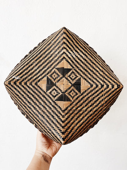 Vintage Lidded Basket