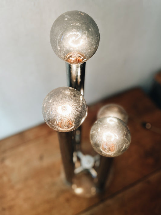 Mid Century Chrome Cascade Lamp