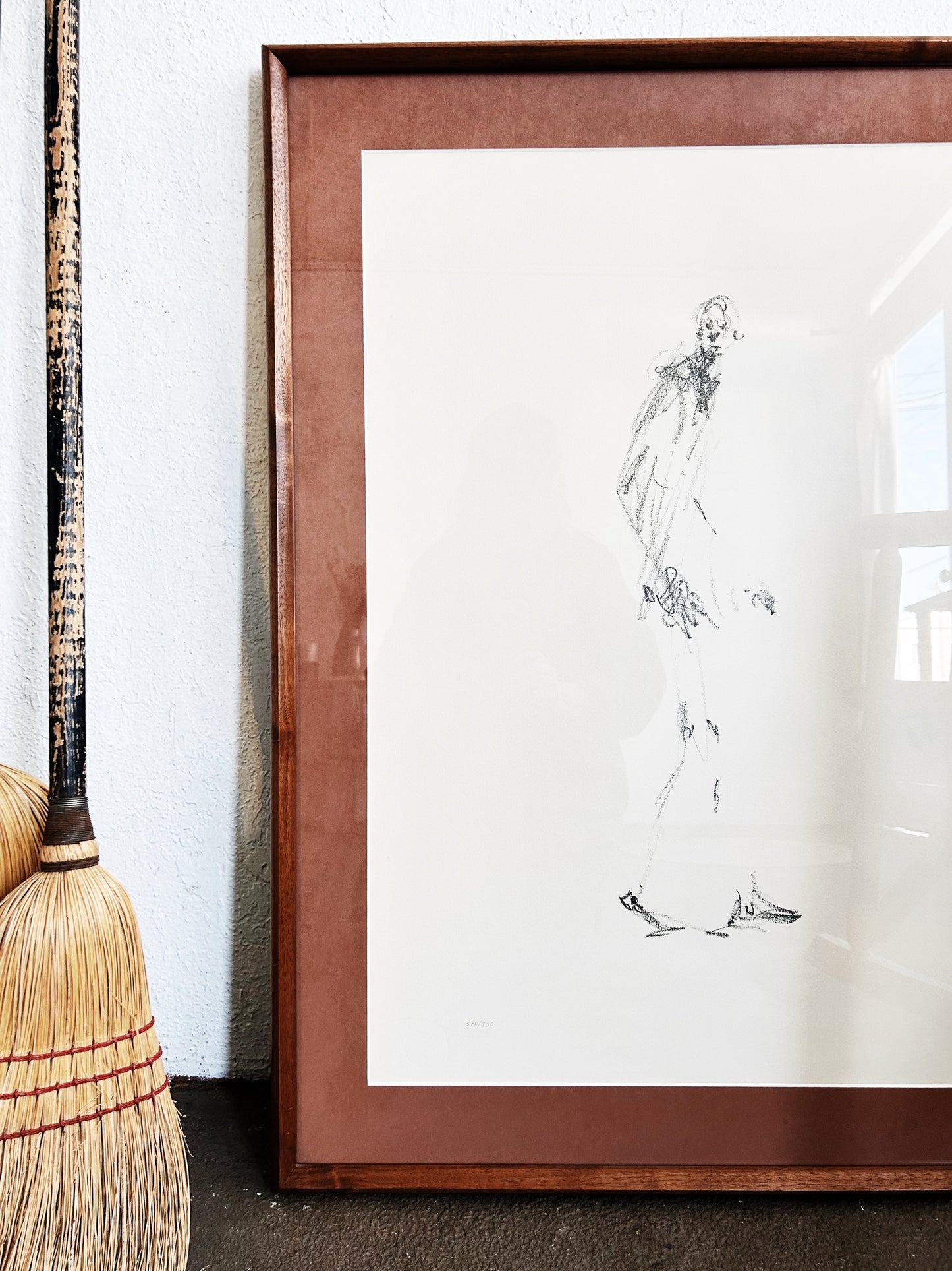 Mid Century Alberto Giacometti Offset Litho