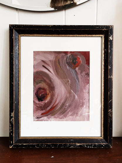 Vintage Abstract Oil Painting