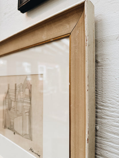 Vintage Pen and Ink Drawing