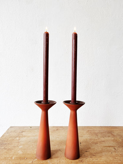 Vintage California Pottery Candlesticks
