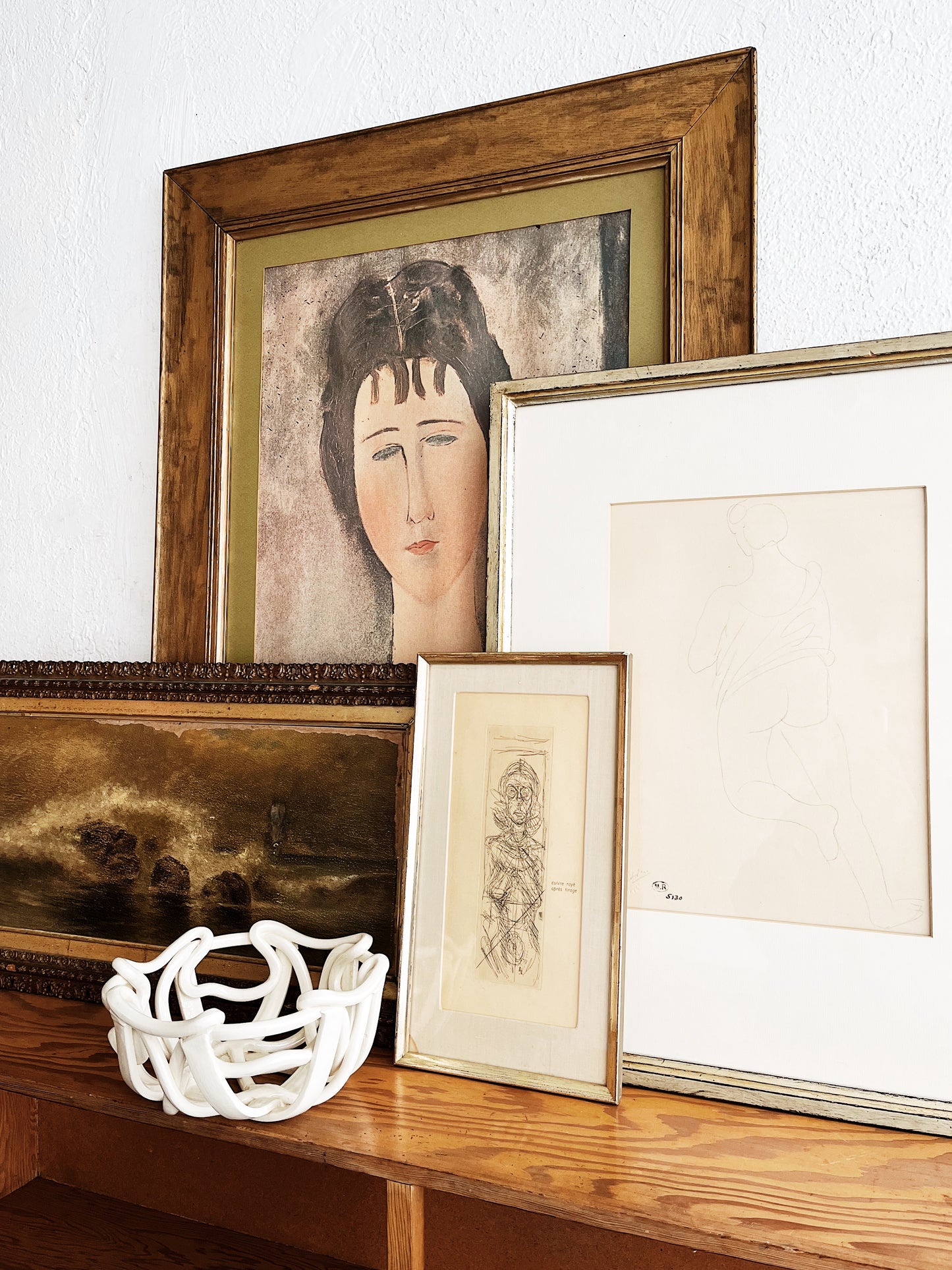 Vintage Handmade Ceramic Bowl