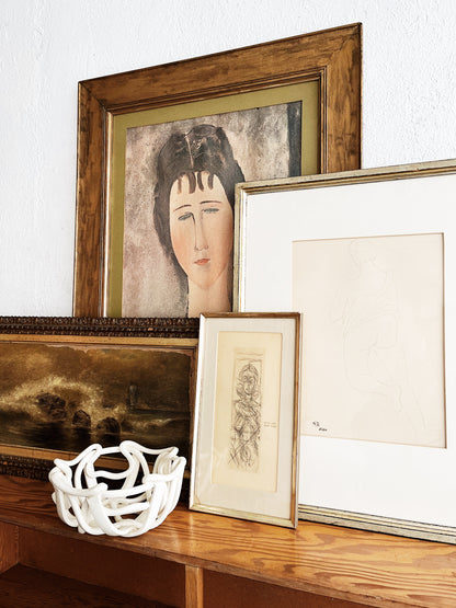 Vintage Handmade Ceramic Bowl