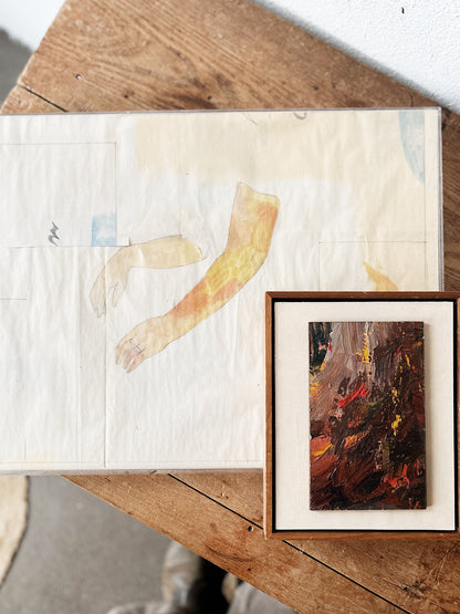 Framed Abstract Art by Aidan Koch