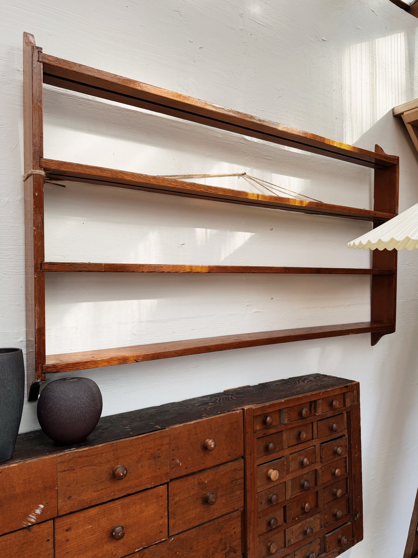 Antique Wooden Wall Shelf