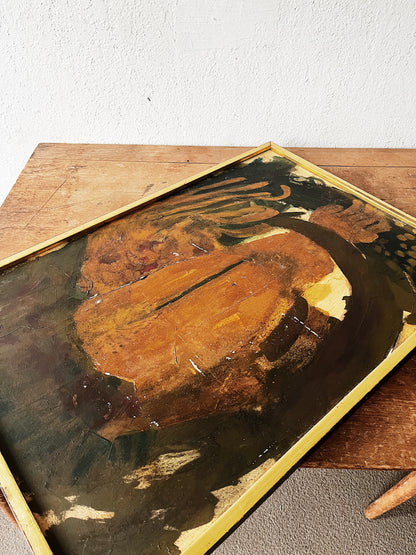 Vintage Madeline Ericson ‘Seed Sower’ Expressionist Painting