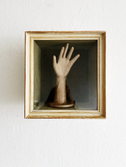 Antique Shadowbox Sculpture