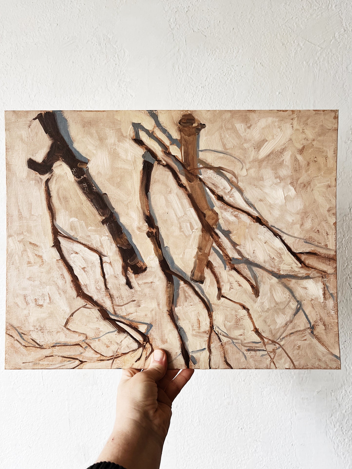 Original Abstract Branch Painting