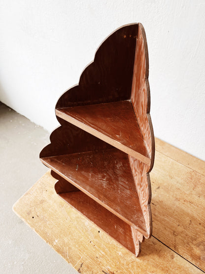 Folk Art Corner Shelf