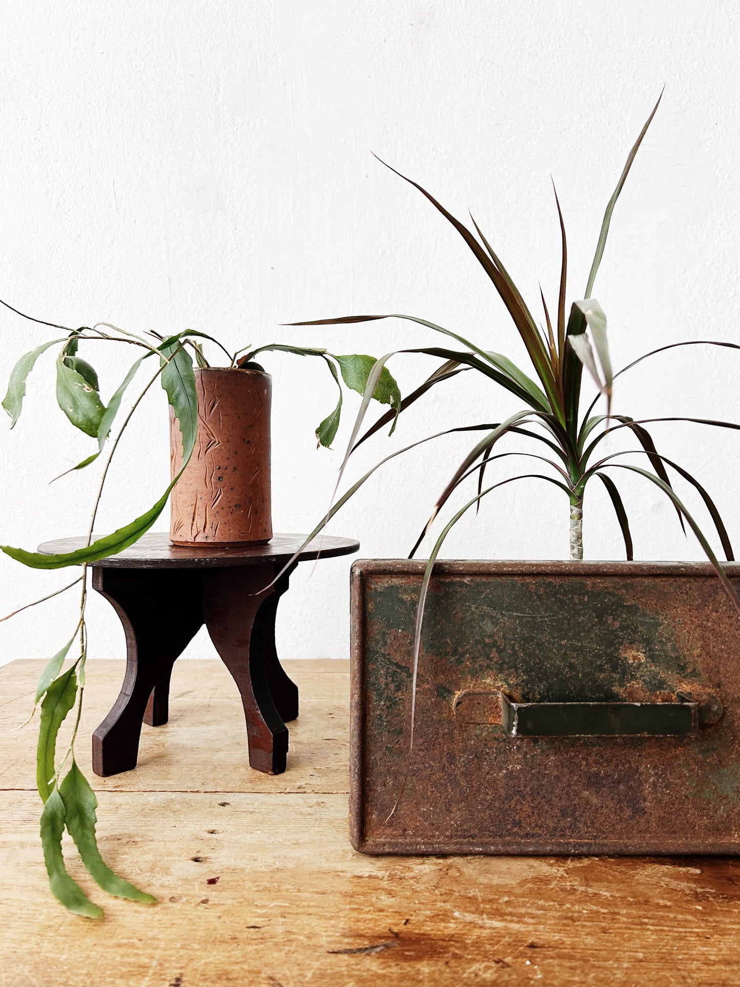 Vintage Handmade Wood Stand