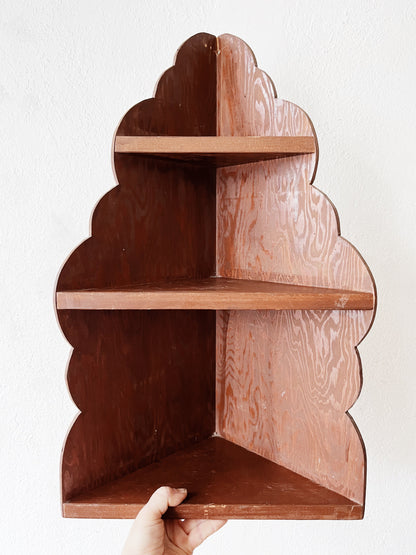 Folk Art Corner Shelf