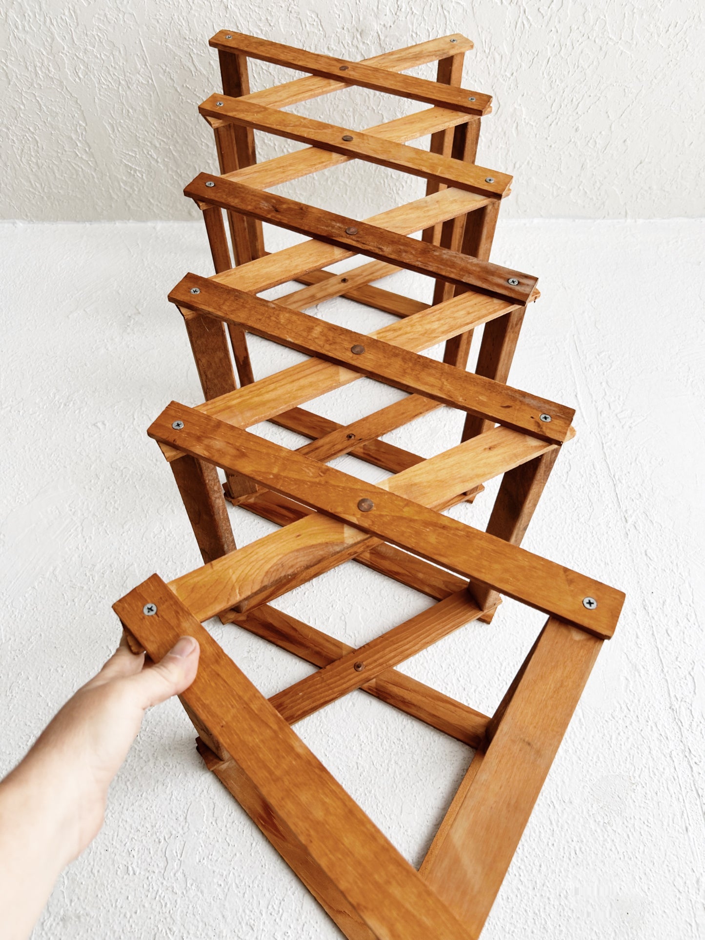 Giant Wood Accordion Sculpture