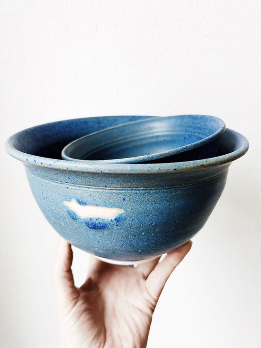 Studio Pottery Nesting Bowls