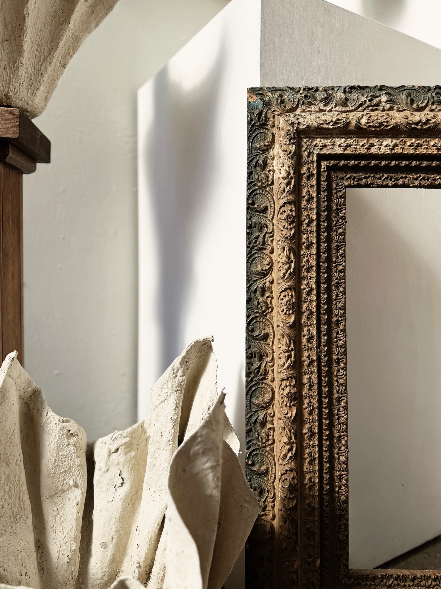 Antique Carved Wood Frame