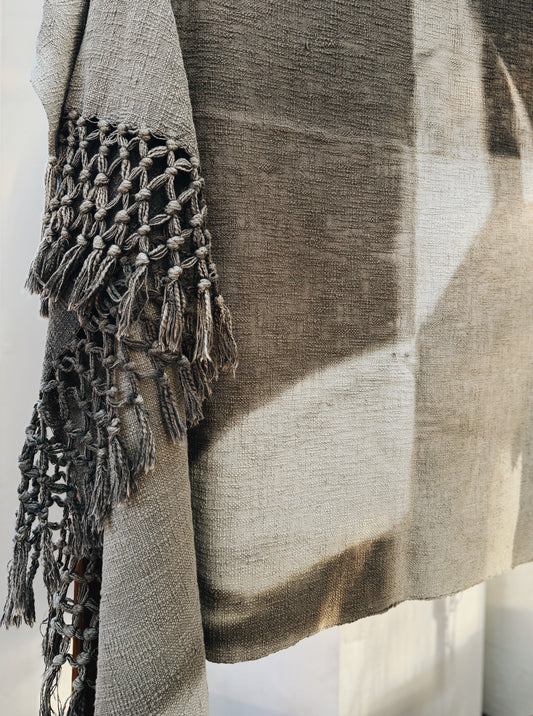 Vintage Shadow Dyed Linen Throw