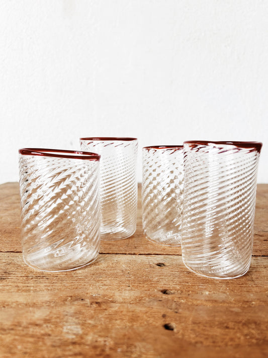 Vintage Blown Glass Set