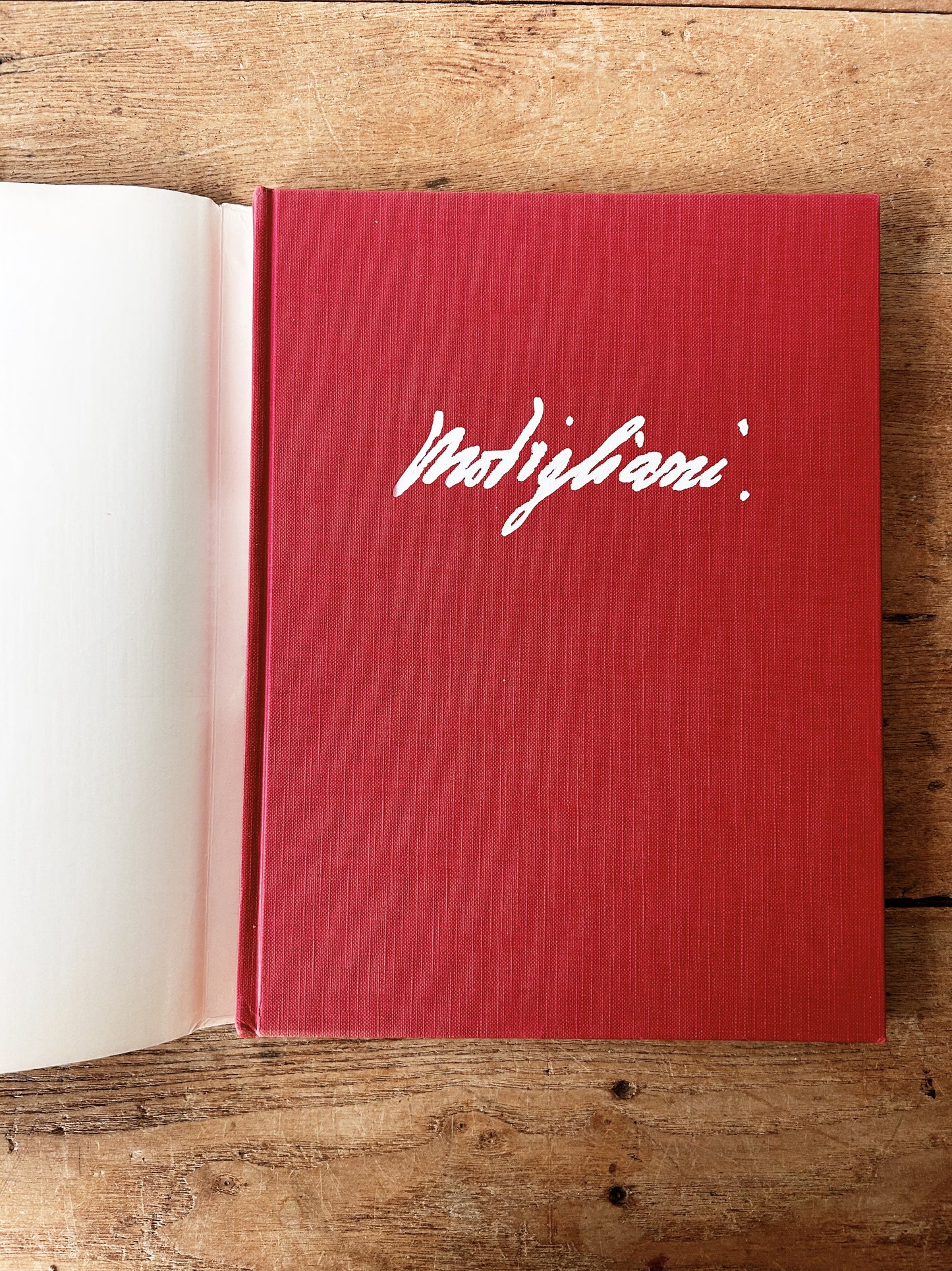 Vintage Modigliani Hard Cover Art Book
