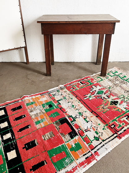 Vintage Boujaad Moroccan Wool Rug
