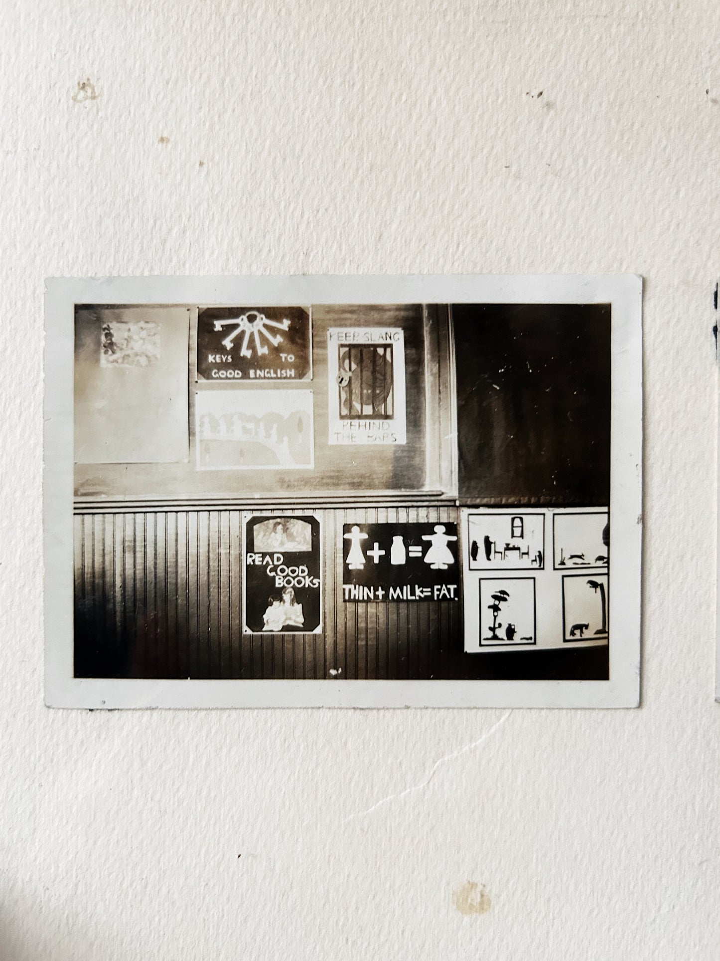 Framed Pair of Quirky Found Photos