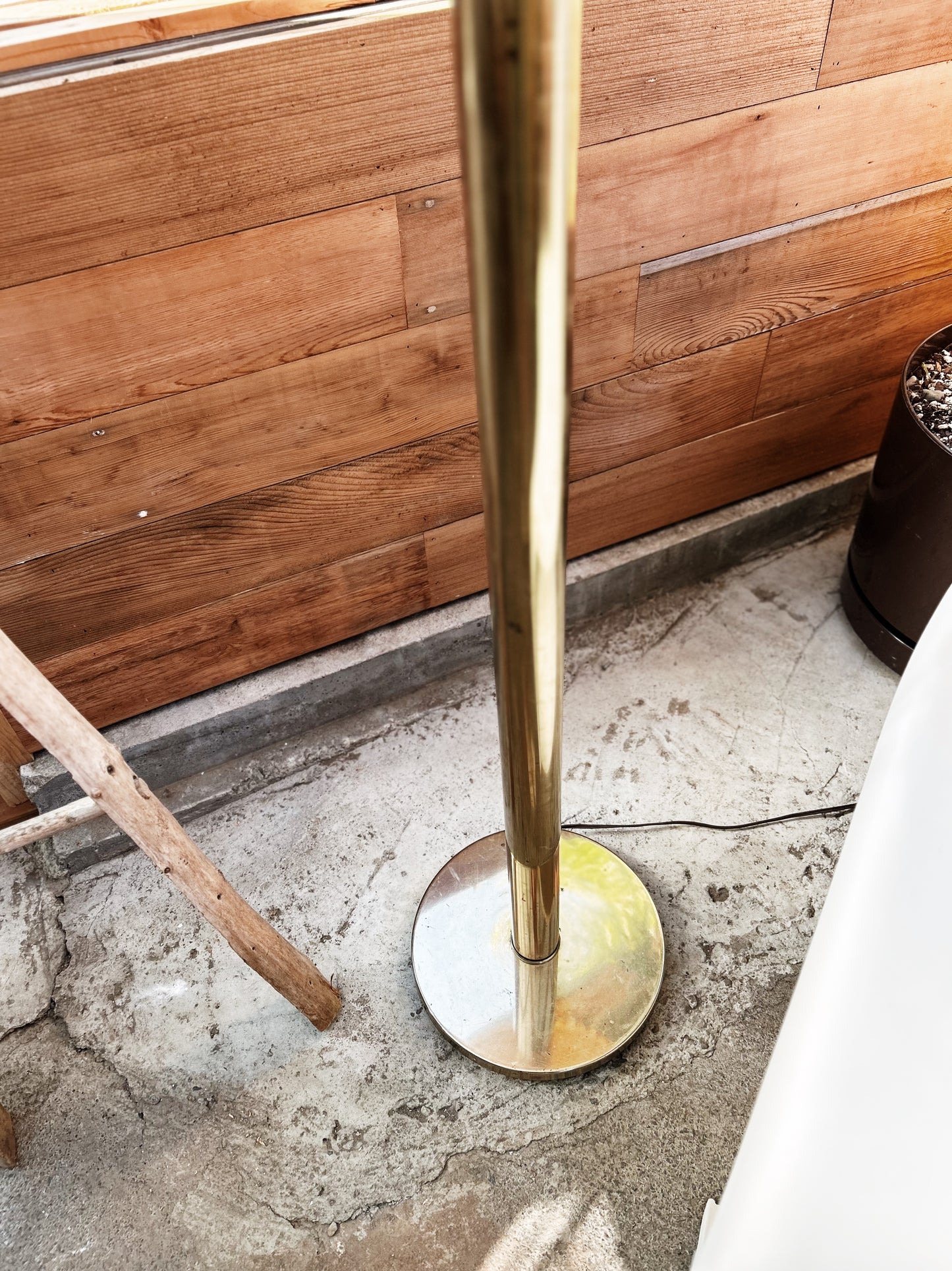 Vintage Brass Floor Lamp