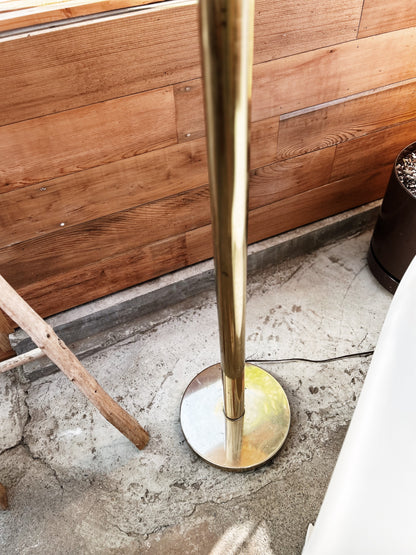 Vintage Brass Floor Lamp
