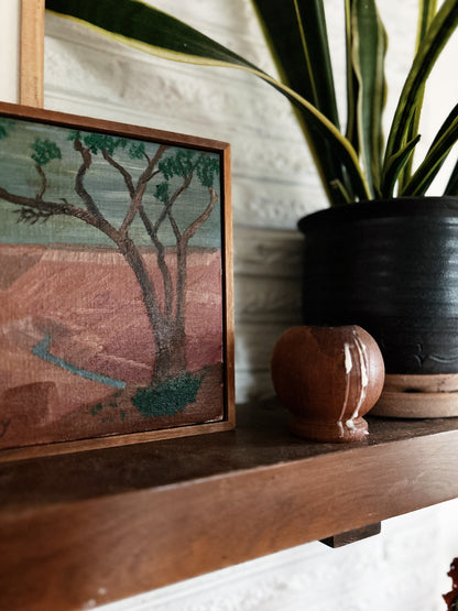Vintage Framed Landscape