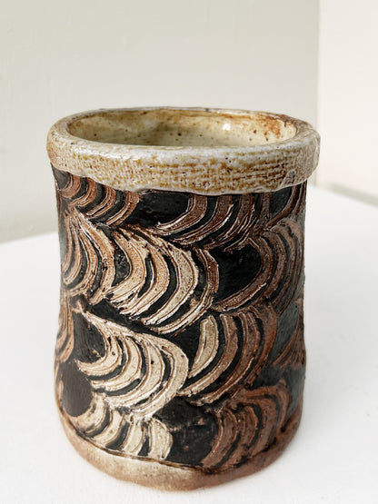 Vintage Thomas Ladd Pottery Crock